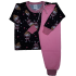 0275 Pijama Bonequinha com Calça Rosa G +R$ 45,00